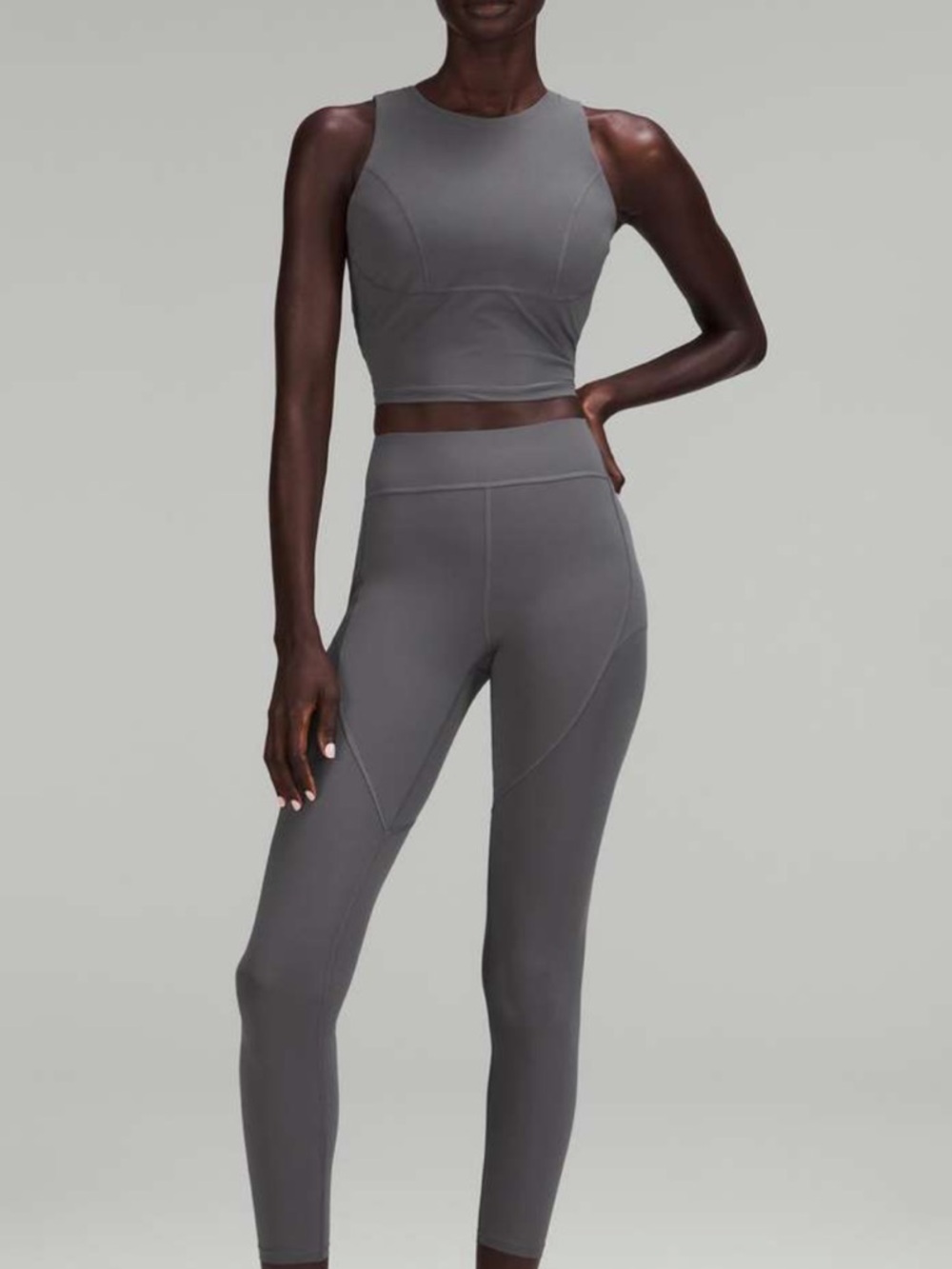 LULULEMON ❤️‍🔥 LUXTREME MESH CROP BRA TOP SIZE 6 - Picture 3 of 11